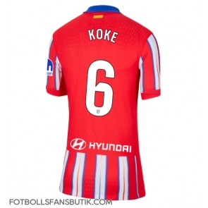 Atletico Madrid Koke #6 Replika Hemmatröja Damer 2024-25 Kortärmad